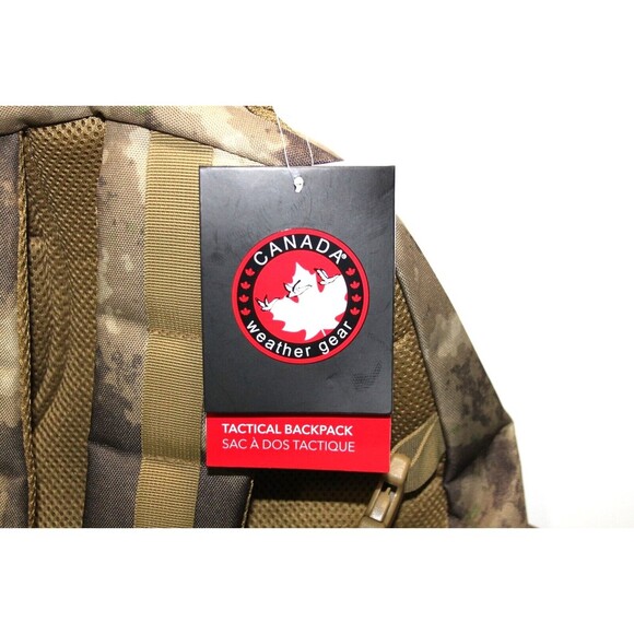 Canada Weather Gear Tactical Camo Print Backpack 100% Authentic NEW Compression - Picture 10 of 13